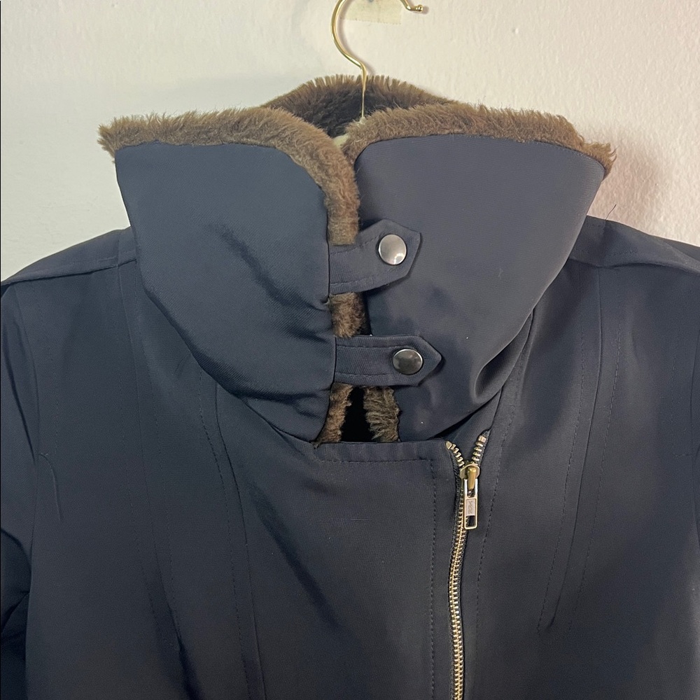 French Connection Black Structured Jacket with Br… - image 4